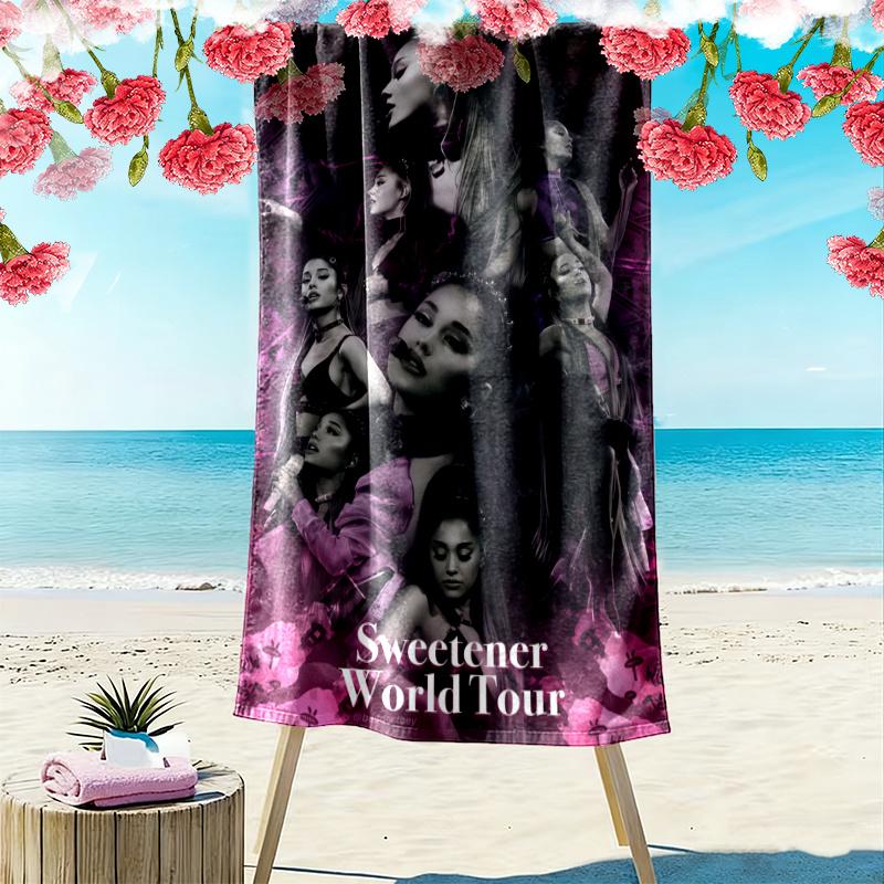 Ariana Grande Towel, Large Soft Quick Dry Towel for Beach Camping Swimming