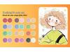Doppelseitiger Glitzer-Marker: Zweifarbiger Aquarellstift mit weicher Spitze