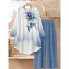 Ladies', Fashionable, Elegant, Printed Set, Polka Dot, Loose, Casual Set