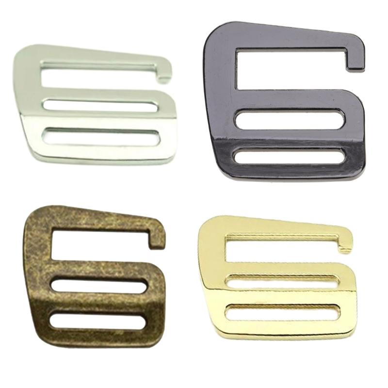 Outdoor Gurtbandschnallen Clips Metallhaken Verstellbare Schnallen Beschläge Karabinerhaken für Rucksäcke Gurtband