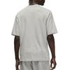 Jordan Wordmark T Shirts Men's Gray Crew Neck Moderate Straight Fit FJ1970-050