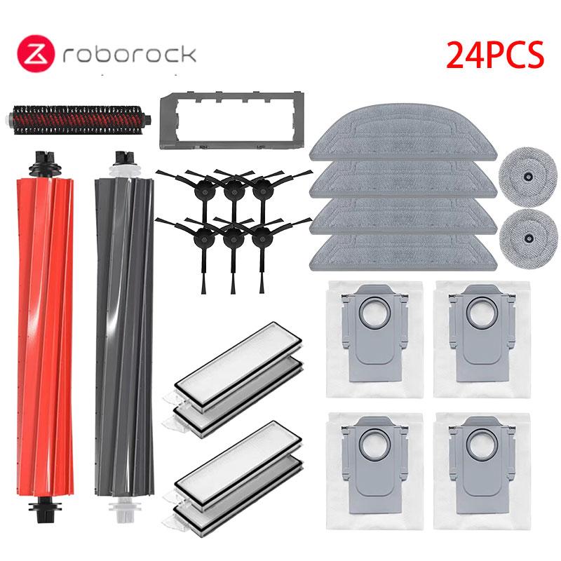 Accessori per Robot Aspirapolvere Roborock S8 MaxV Ultra Spazzola Principale Laterale Filtro Hepa Mocio Sacchetti Polvere Pezzi di Ricambio