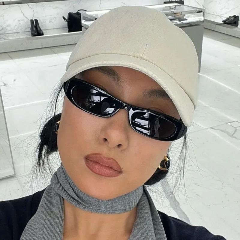 Small Frame Cat Eye Sunglasses Women Brand Designer Vintage Mirror Sun Glasses Female Personality Fashion Shades