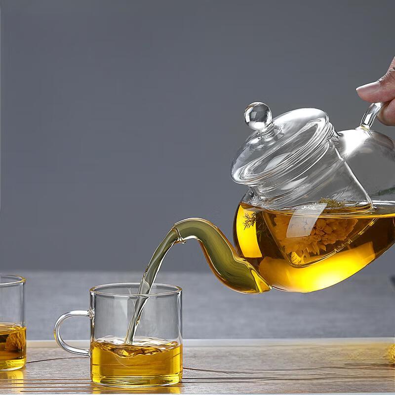 Glass Teapot for Flower and Kung Fu Tea