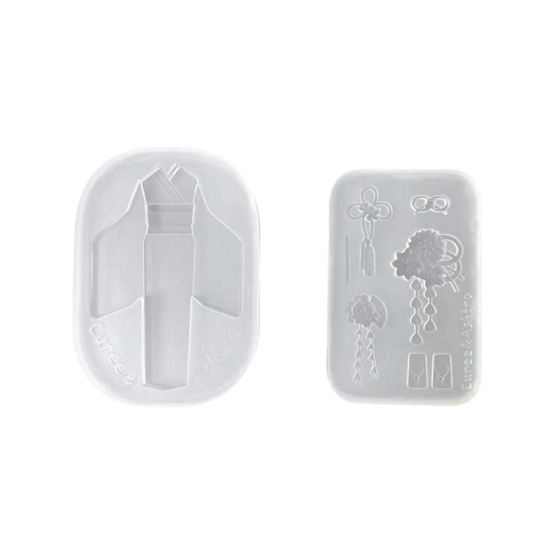 

Flexible Kimono Shaped Silicone Mould Crafting Tool For Epoxy Resin Projects Beginners Jewelry Making Supplies 1