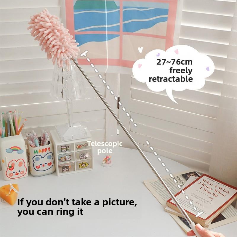 1PCS Feather Duster Long Telescopic Duster Magic Static Duster Brush Extendable Portable Mini Durable Washable