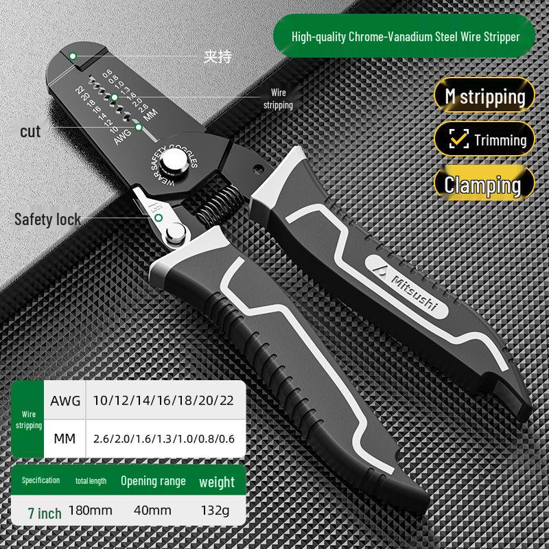Multi-Functional Electrician Wire Stripper & Cutter Tool