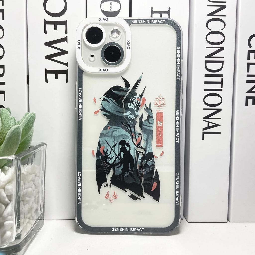 Genshin Impact Phone Case For iPhone 16 15 14 13 12 11 Pro Max Mini XS X XR SE 7 8 Plus HuTao Zhongli Raiden Shogun Xiao Funda