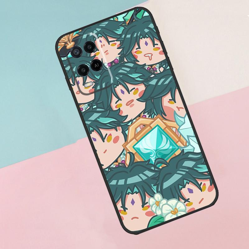 

Cute Cartoon Genshin Impact For Oppo A18 A38 A78 A98 A96 A58 A17 A77 A80 A40 A60 A16 A76 A74 A94 A54 A15 A57S Phone Case OPPO A54 5G