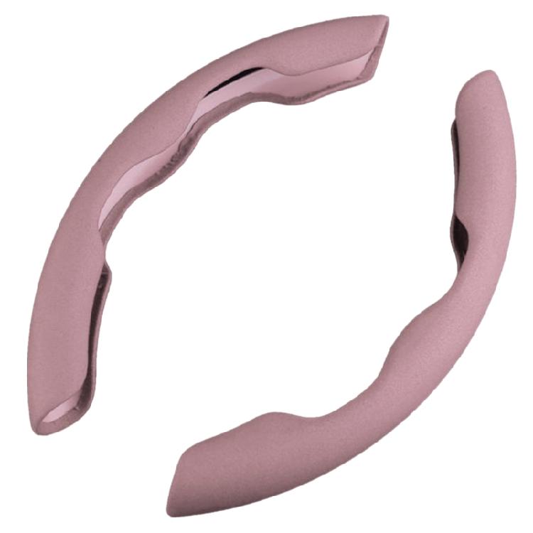 Suede Leather Car Steering Wheel Cover Wear-resistant Winter Warm Anti-skidding