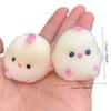 Cute Squishy Chick Fidget Toy Phone Chain Stress Relief Toy Bag Charms Super Soft Rebound Chicken Animal KeyChain Kawaii Pendant