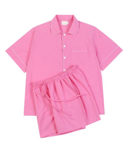 

[Fovere] Blush Men s Short Sleeve Set [Shipped from Korea] 100% Authentic Pink