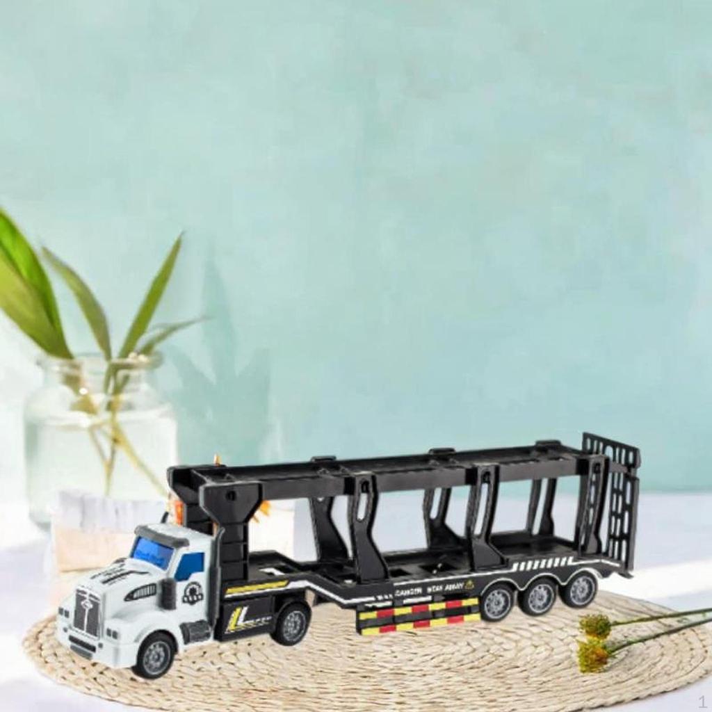 Assembled Truck Model Carrier Versatile Easy Assembly Semi-trailer Transport for Indoor