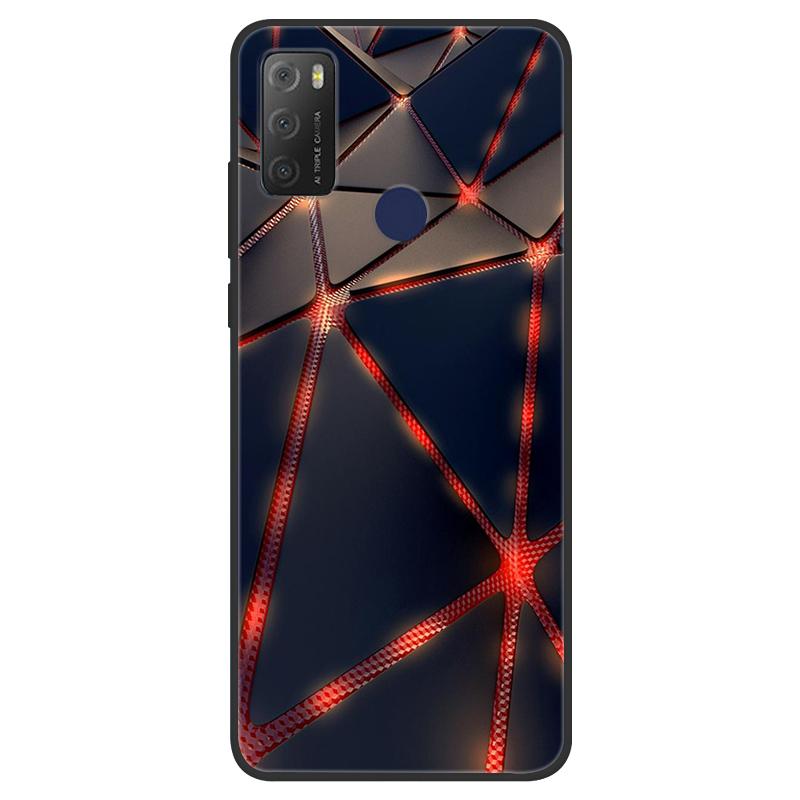 For TCL 20Y Case Girl Cat Flower Soft Silicone Back Wolf Shell for TCL 20E 6125F Fundas Phone Cover For TCL20Y 6156D 20 E Coque