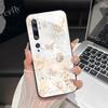 Tempered Glass Hard Phone Case For Xiaomi Mi Note 10 CC9 CC9E 9T 9 SE Lite A3 Redmi K20 Pro Luxury Butterfly Shockproof Cover