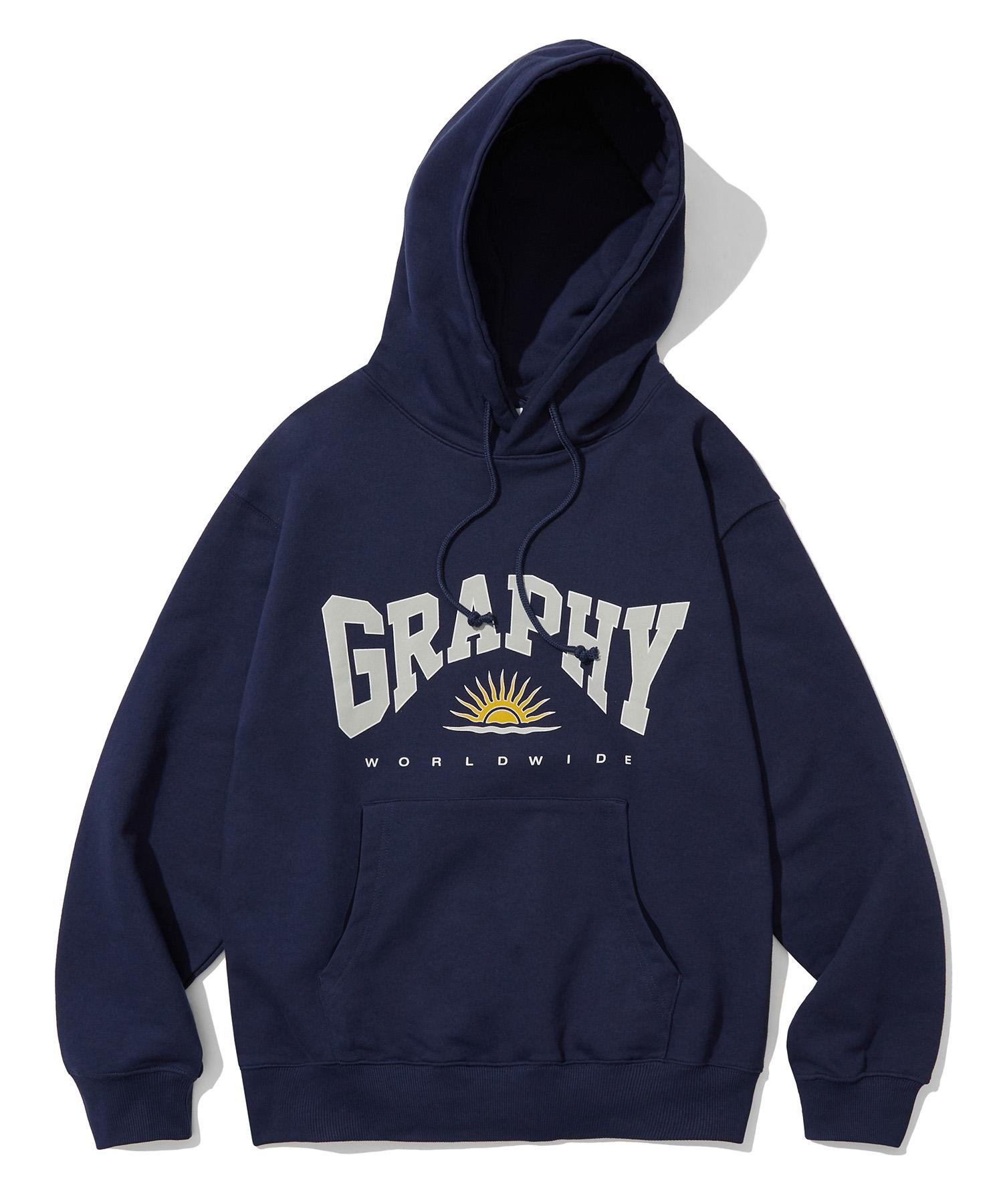 Code Graphy Graphy Sun Hoodie_Dark Navy M/Free