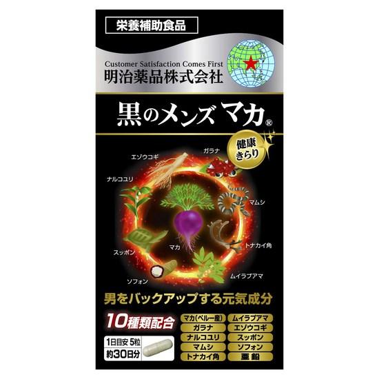 

MEIJIYAKUHIN Black Men s Maca Capsule,Korean health food