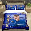 Berühmtes UK. Fußballstars C-Cole P-Palmer Druck Bettwäsche Set Bettbezug Steppdecke Bett Jugend Kind Mädchen Junge Luxus Geburtstagsgeschenk