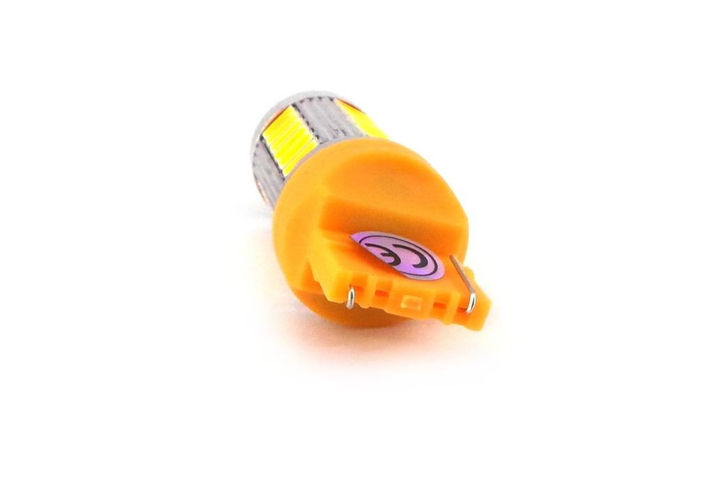 2 Pcs LED Bulb 7440 W21W 12V 1300lm CANBUS Orange Off-Road