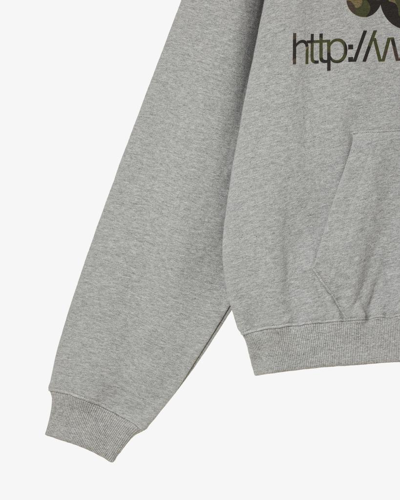 Web Logo Loosed Hoodie [Melange Grey/Camo]