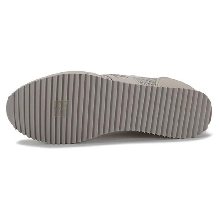 Emporio Armani Comfortable Sports Low-Top Casual Shoes Unisex Sneakers Light-Gray X8X027XK050Q228