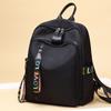 Womens Oxford Fabric Backpack Large Capacity Street Style School Bag With Padded Straps Multi Compartment