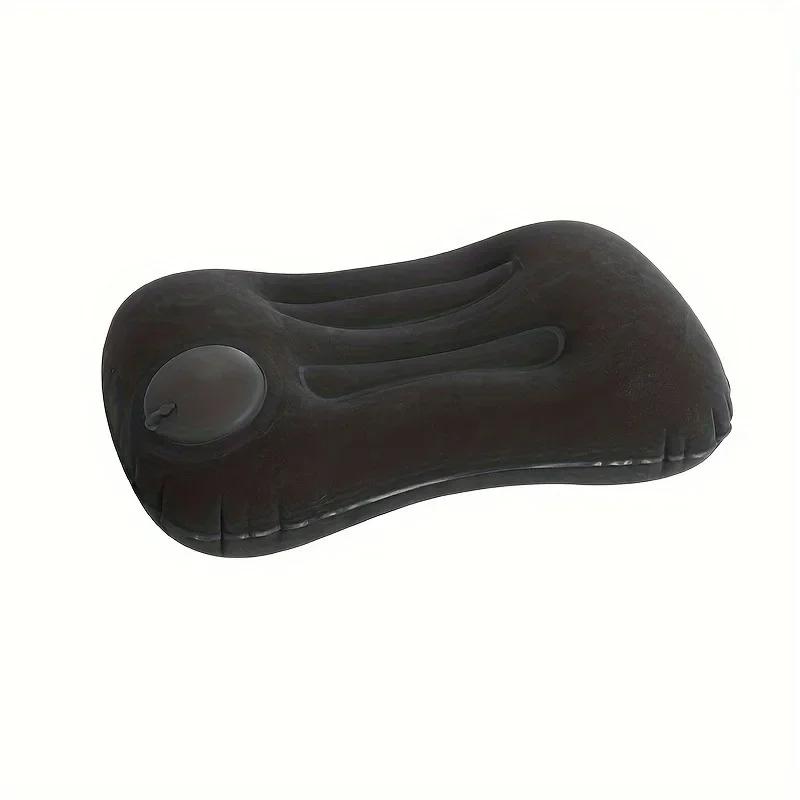 Inflatable Pillow - Compressible Portable Neck Cushion, For Travel, Home, Office & Camping - Multifunctional, Comfortable