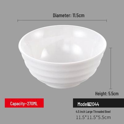 Yangg Nordic Melamine Deep Rice Bowl