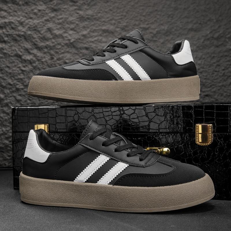 Men's and Women's Casual Outdoor Lace-up Sneakers Designer Round Head Sneakers Sulfur Tennis Light Increase Simple Shoes