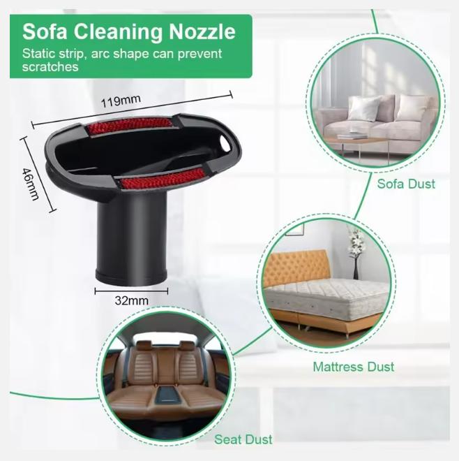 2025 Accesorii pentru aspirator din 6 piese, accesorii universale pentru aspirator, pentru Karcher, Miele, Siemens, AEG,