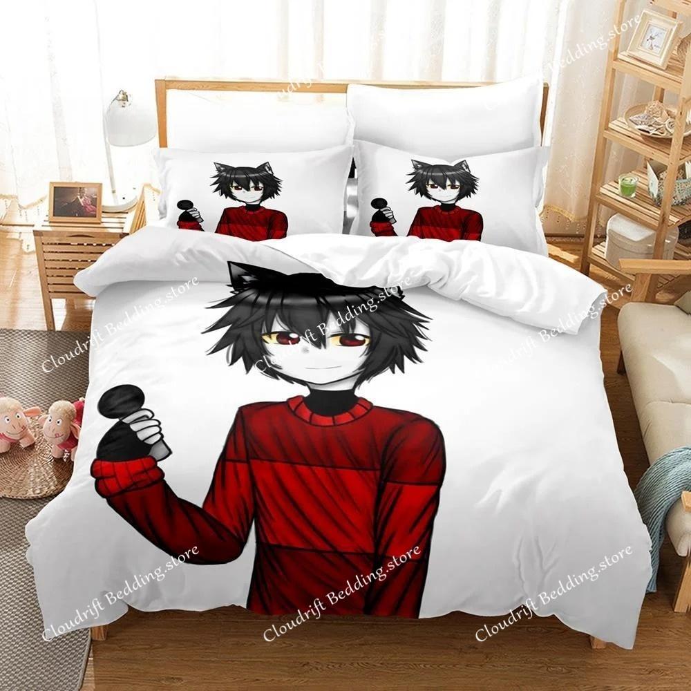 3D-Druck Musikkünstler Tfmjonny Bettwäscheset Einzelbett Twin Full Queen King Size Bettset Teenager Schlafzimmer Bettlakenset Heimtextilien