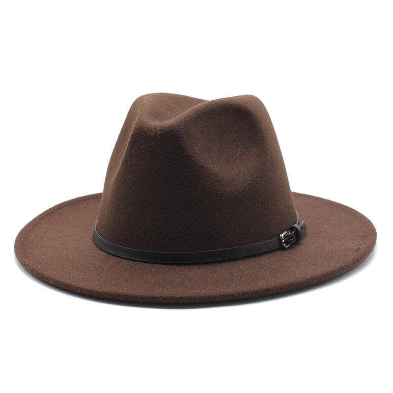 Hat Ladies Jazz Hat Seasonal British Retro Top Hat Ladies Trendy Ladies Woolen Gentleman Hat