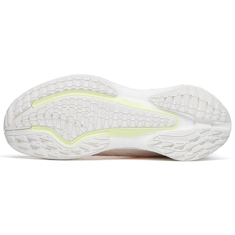 New Anta MACH 2.0 Cushioning, Slip Resistant, Abrasion Resistant, Breathable Low Top Running Shoes Women's Ivory White 122225583-5