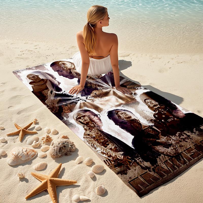 Till Lindemann, Lead Singer of the German Heavy Metal Rock Band Rammstein, Outdoor Camping Vacation Swimming Beach Scarf Decorative Blanket F16