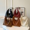 Soft PU Leather Shoulder Bag for Women Wedding Totes All-match Commuter Underarm Bag Fashion Large Capacity Handbag
