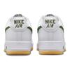 Nike Mens Air Force 1 Low Color of the Month - White Forest Green Unisex Sneakers Gum-Yellow FD7039-101