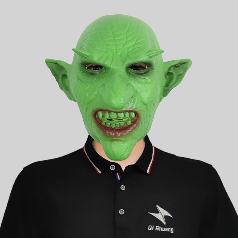 Goblin Spooky Green Mask For Costume Parties Featuring Eerie Design And Diy Features