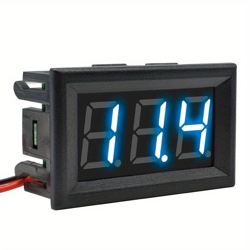 Digital Voltage Display 0.56,Two-Wire DC 4.5V-30V LED Voltmeter Display Voltage Tester Meter for Automotive & Electrical Troubleshooting