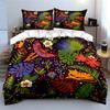 Tropical Jungle Wildlife Design Set  Kid's and Adults' Bedroom Decor, Exquisite Three-piece Bedding Set Gift