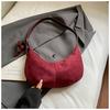 Niche Single Shoulder Underarm Bag Women's 2025 Autumn New Japanese Popular Ins Dumpling Bag Texture Trendy Crescent Bag