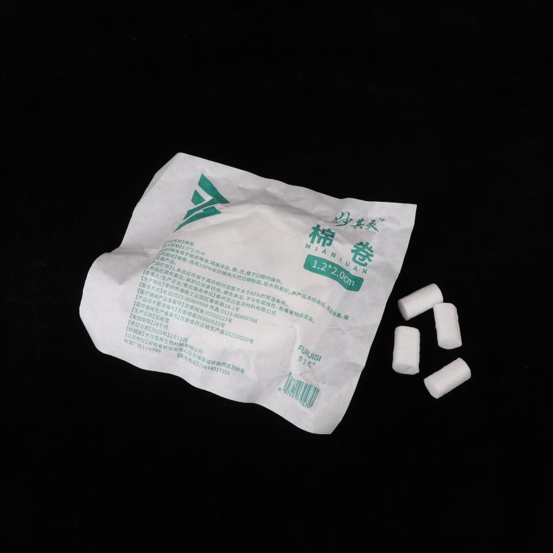 2/5Packs Nose Bleed Stopper Blood Stop Cotton Roll Dental Hemostasis Nose Blood Stop Cotton Swab For Kids Stops Bleeding Fast