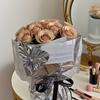 10Pcs Waterproof Bouquet Wrapping Paper Gift Wrapping Paper Gold And Silver Dot Flower Wrapping Paper Flower Bouquet Supplies