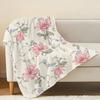 Lightweight Flannel Throw Blanket Soft Cozy Warm Plush Blanket for Home Lounge, Christmas & Halloween Decor
