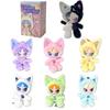 INN'S Cat Chat Room Series Plush Blind Box, Approx. 16cm, Movable Limbs and Tail, Character-Specific Eye Design, Bag Charm or Key Ring Compatible,