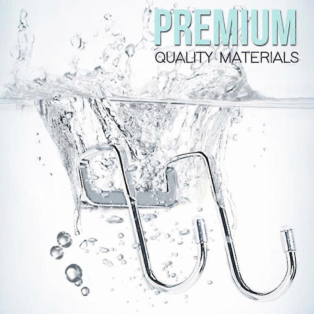 4 Solid Hook-shaped 304 Stainless Steel Hooks