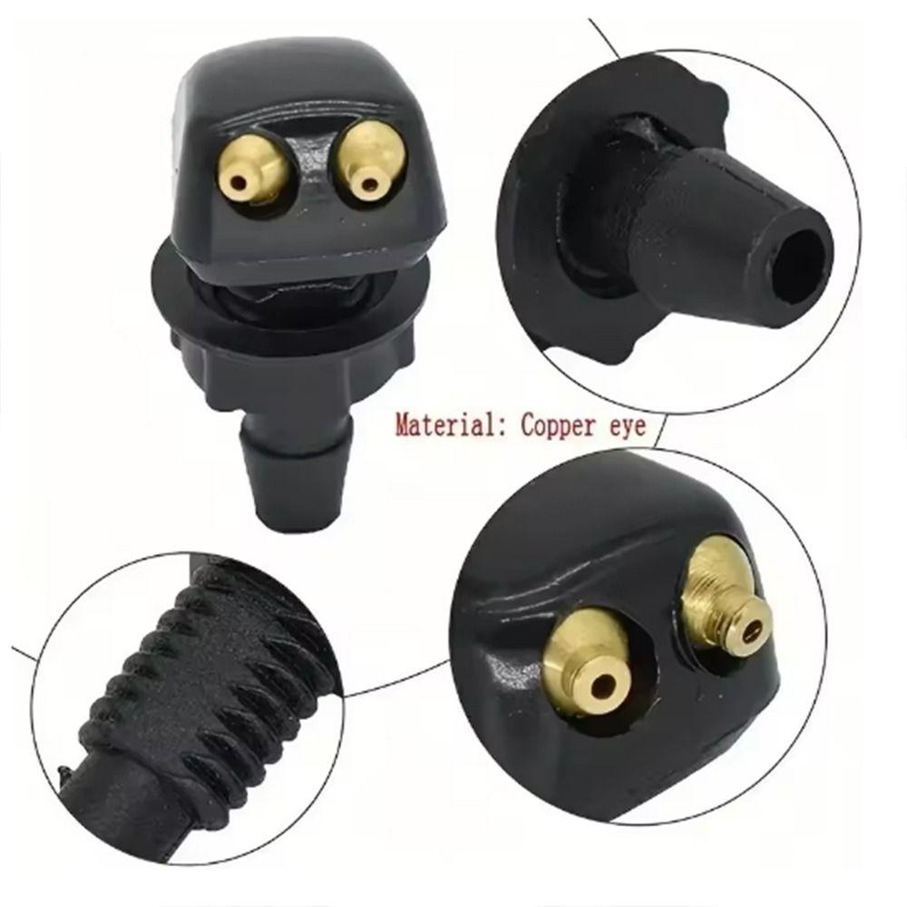 12 Pcs Replacement Nozzle Car Windshield Wiper Spray Nozzle Car Replacement Accessories