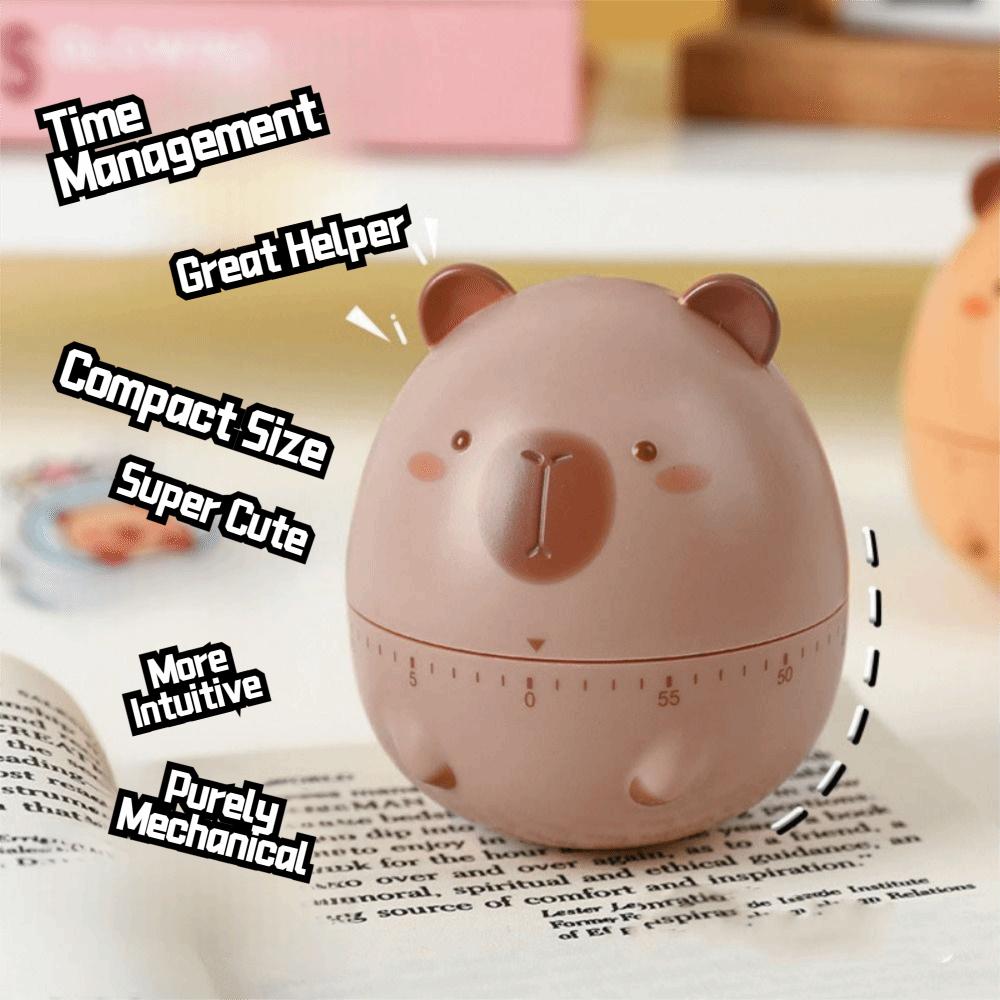 Cartoon Capybara Timer Funny Animal Clock Alarm Countdown Alarm Clock Animal Timer  Study