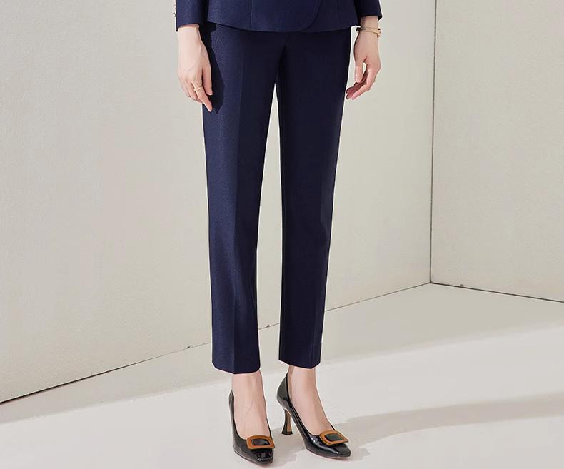 Aishangchen Navy Blue Professional Suit – Elegant Style for Hotel Reception & Sales Department