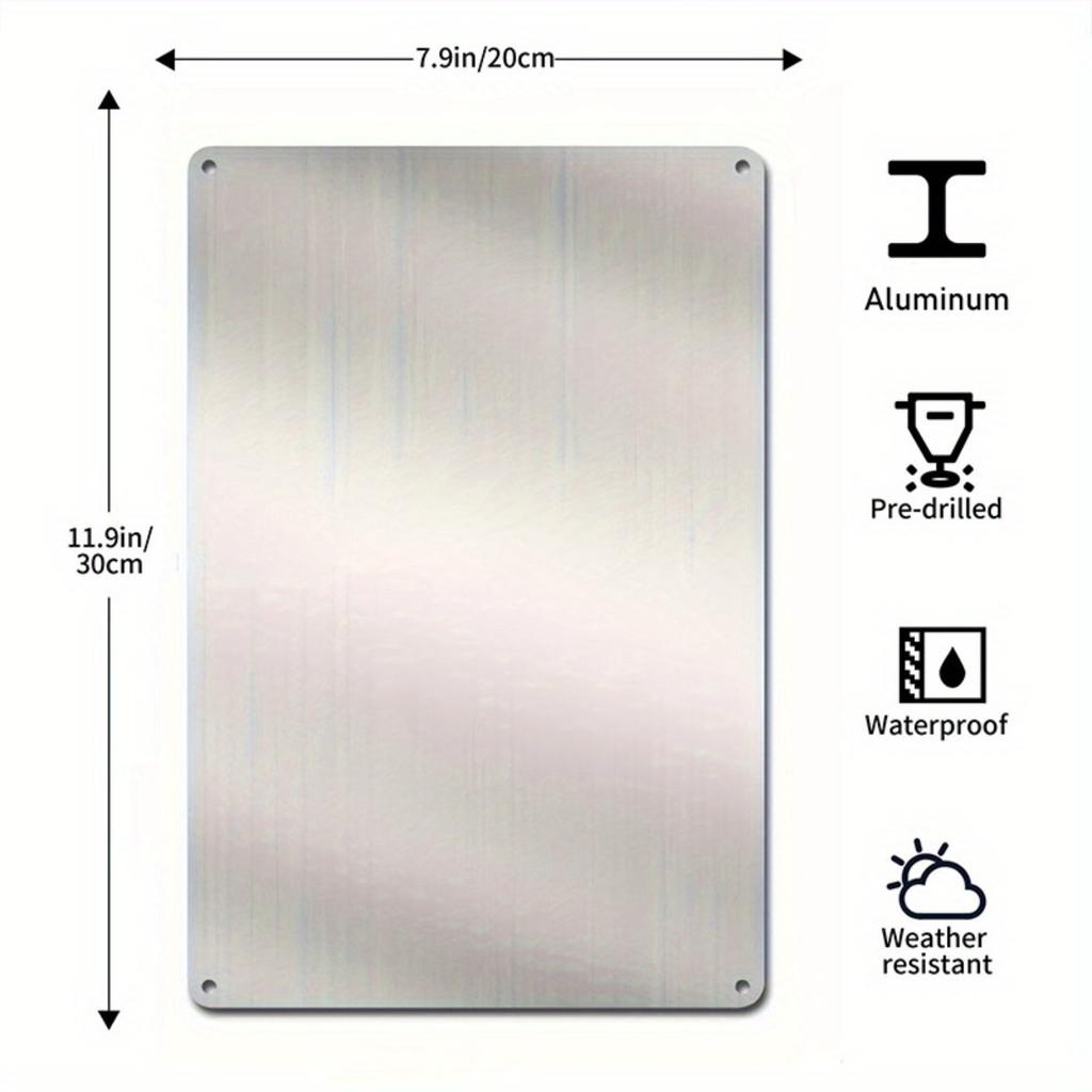 1pc Custom Vintage Coffee Bar Metal Sign 8x12 Inch Waterproof Decor