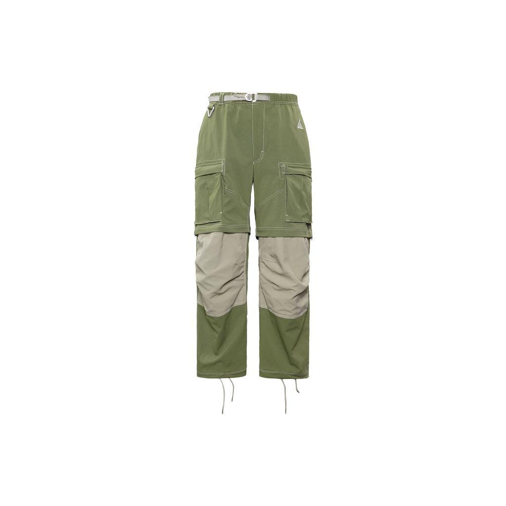 Nike Smith Summit Cargo Pants With Detachable Pockets Men Bottoms Olive-Green CV0656-222